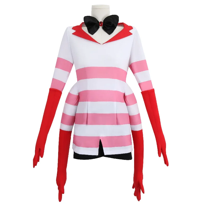 Shop the Weekend Away Rulercosplay Hazbin Hotel Angel Dust Uniform Suit Cosplay Costume With Accessories Shop the Weekend Away Rulercosplay Hazbin Hotel Angel Dust Uniform Suit Cosplay Costume With Accessories