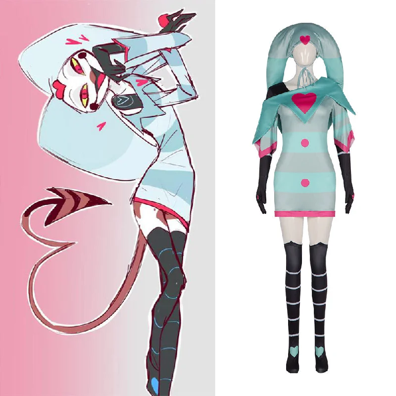 Take Advantage Rulercosplay Helluva Boss Fizzarolli Uniform Suit Cosplay Costume With Accessories Take Advantage Rulercosplay Helluva Boss Fizzarolli Uniform Suit Cosplay Costume With Accessories