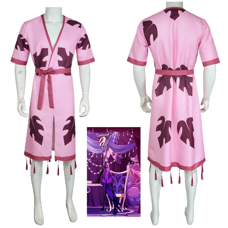 Sale Event Rulercosplay Helluva Boss Stolas Bathrobes Suit Cosplay Costume With Accessories Sale Event Rulercosplay Helluva Boss Stolas Bathrobes Suit Cosplay Costume With Accessories
