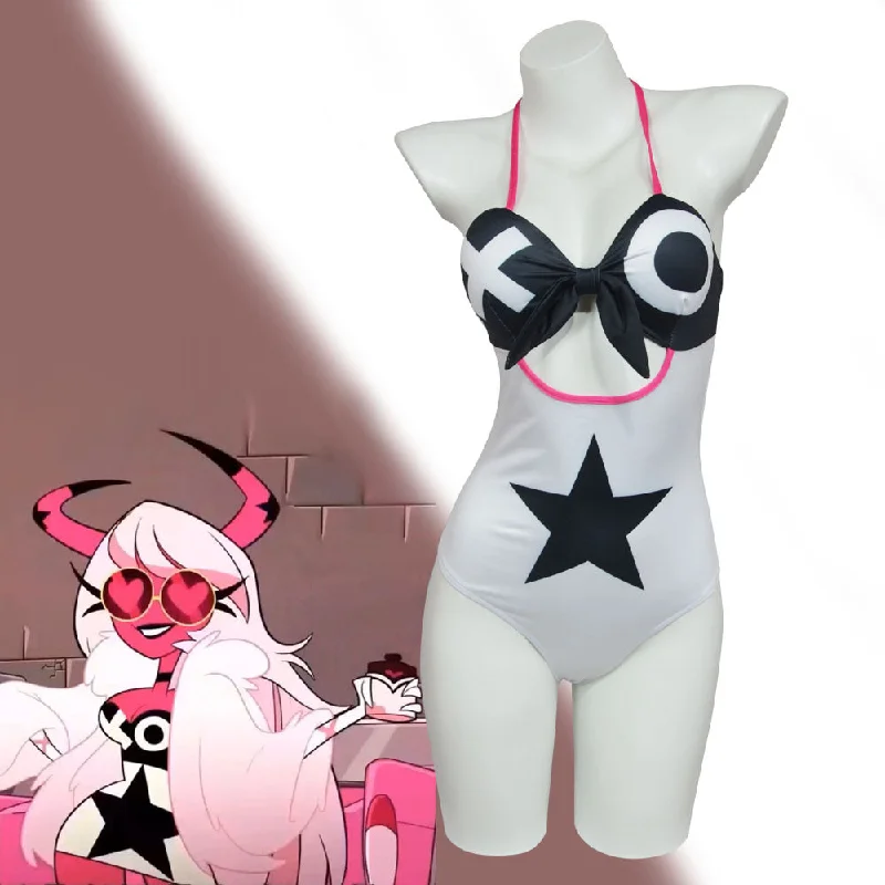 Unbeatable Prices Rulercosplay Helluva Boss Verosika Mayday Swim Suit Cosplay Costume With Accessories Unbeatable Prices Rulercosplay Helluva Boss Verosika Mayday Swim Suit Cosplay Costume With Accessories