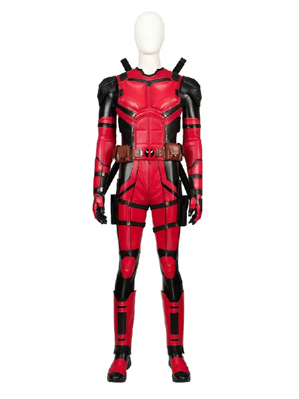 Weekend Specials to Celebrate Rulercosplay Movie Deadpool Wolverine Red jumpsuits Cosplay Costume