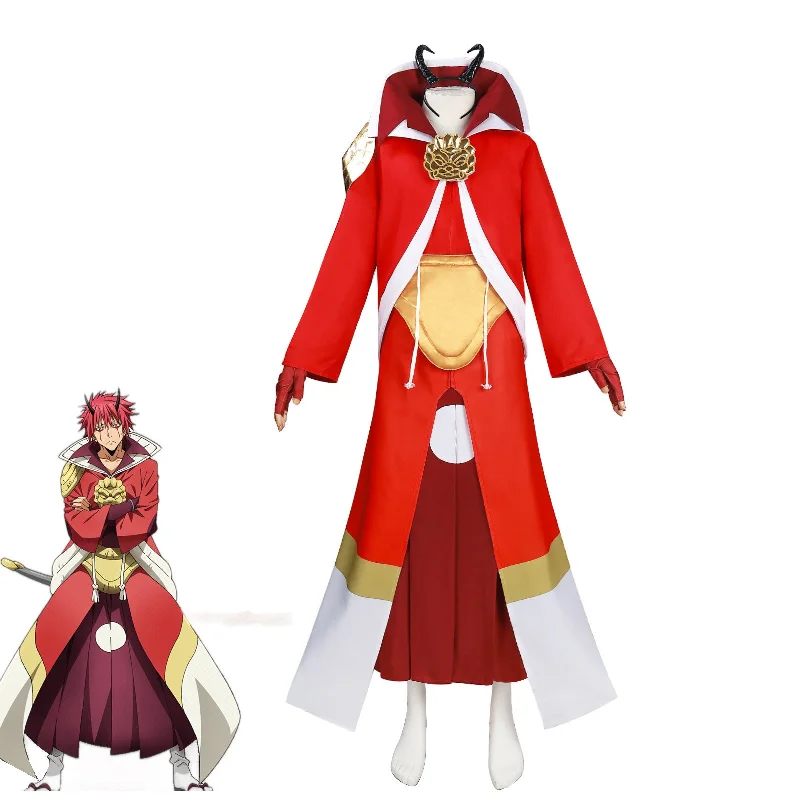 Weekend Savings Spree Rulercosplay That Time I Got Reincarnated as a Slime benimaru Uniform Suit Cosplay Costume With Accessories