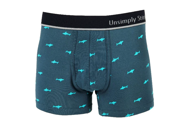 Mega Deal Shark Print Boxer Trunk Underwear