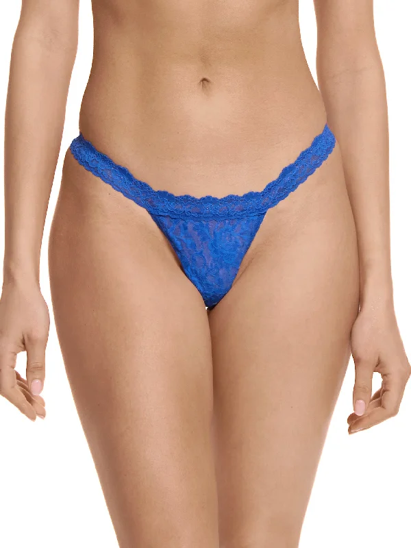 Value Deals Signature Lace G-String Across The Pond Blue