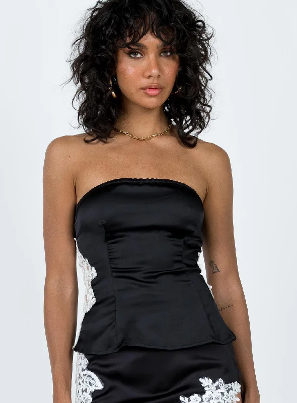 Take Advantage Sittella Tube Top Black