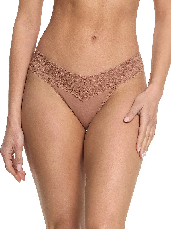 Early Bird Supima® Cotton Original Rise Thong Spiced Latte Brown
