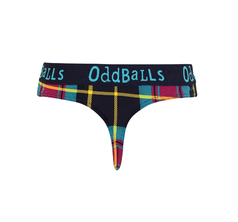 Big Savings Tartan - Ladies Thong