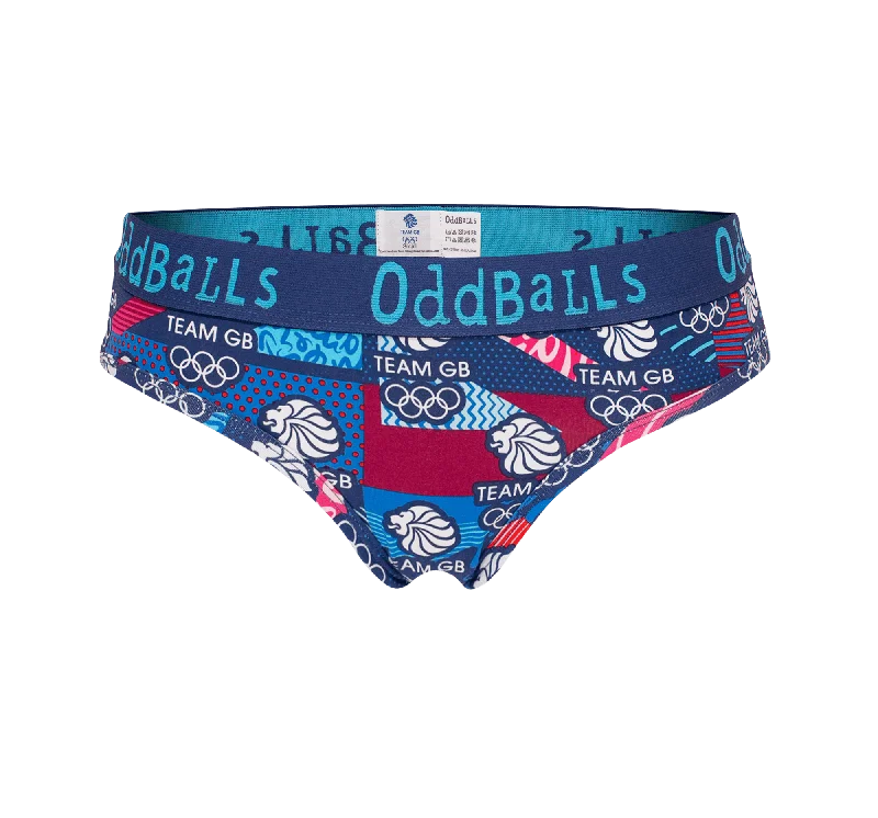Online Only Team GB - Navy - Ladies Briefs