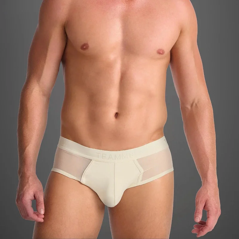 Weekend Specials to Cherish Teamm8 Score Sheer brief mesh cream