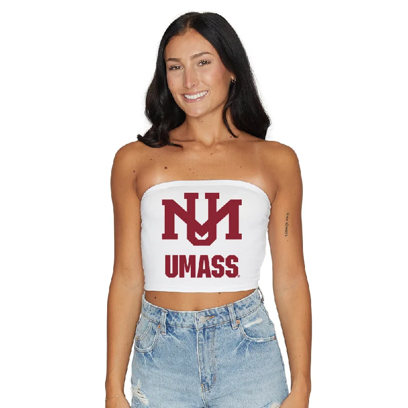 Lowest Price UMass Vintage White Tube Top