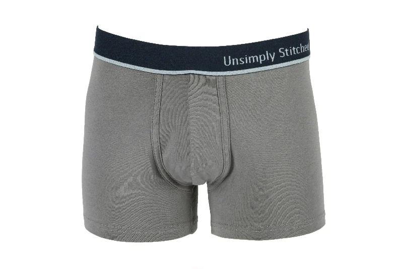 Limited Quantity SOLID GREY BOXER TRUNK