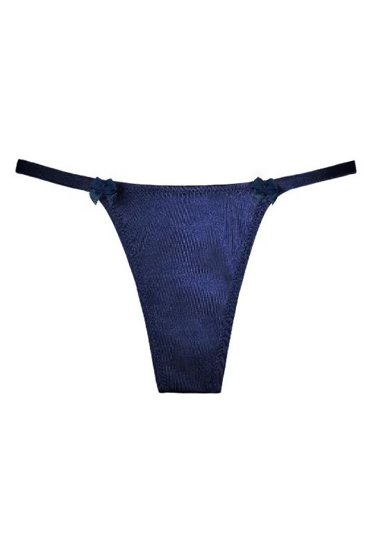 Limited Time Valessa Gloss Navy thongs