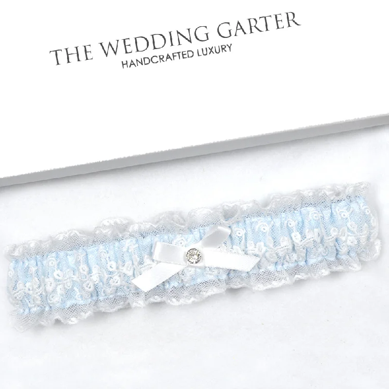 Can't Resist Vintage Ivory Lace & Satin Bridal Garter