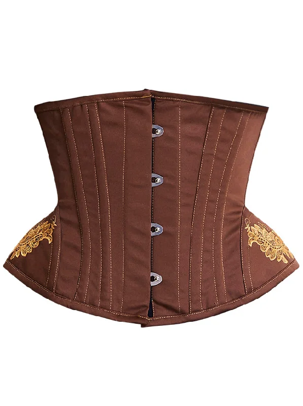 Best Bargains Vintage Steel Boned Waist Cincher Underbust Corset for Women