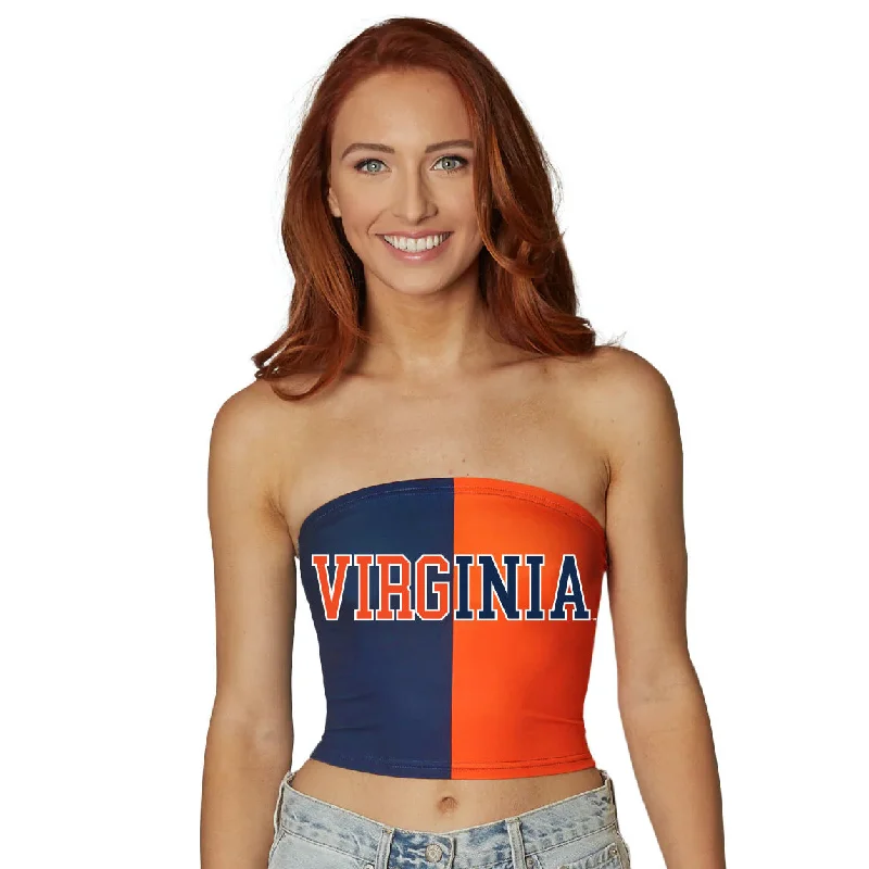 Weekend Savings Fiesta Virginia Cavaliers Two Tone Tube Top