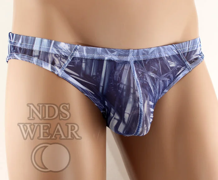 Exclusive Deal Wild Night Sheer Blue Fern Bikini