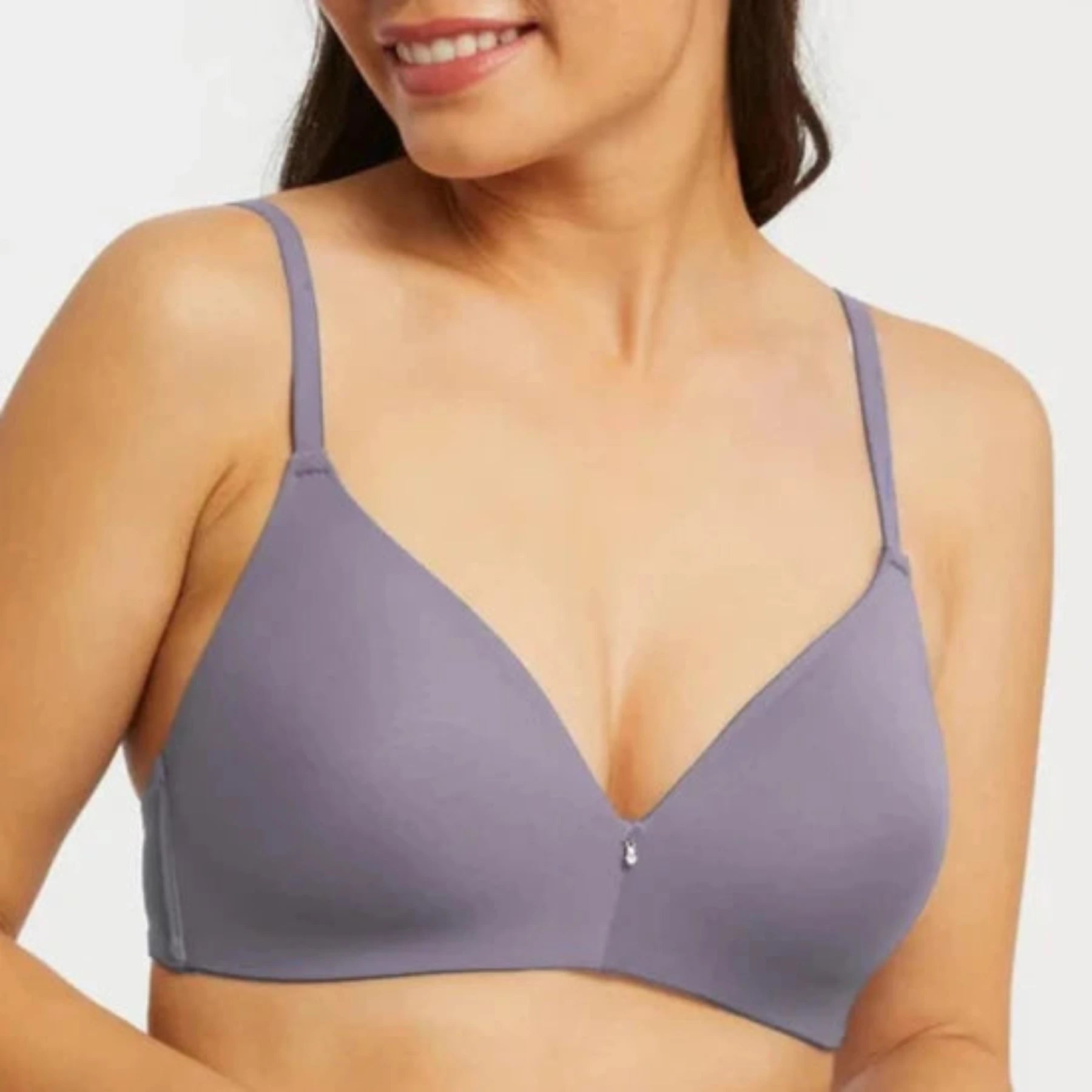 Incredible Offers Wire Free T-Shirt Bra 9317 - Purple Cloud