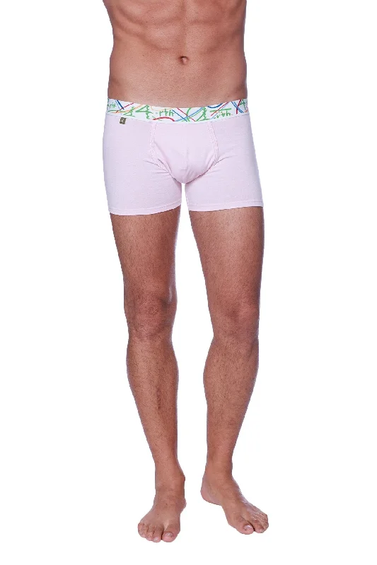 Weekend Steals Await Zen Boxer Brief (Solid Pink)