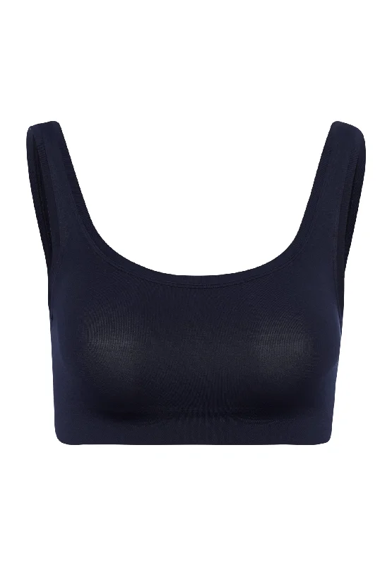 Midnight Sale Touch Feeling Crop Top | Deep Navy 71810-1610