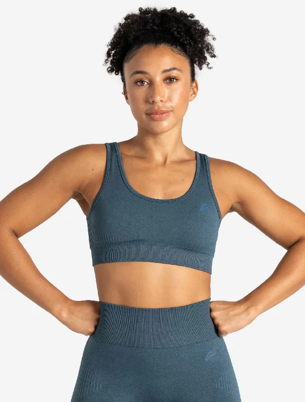Unmissable Sale ADAPT 2.0 Seamless Sports Bra - Petrol Blue