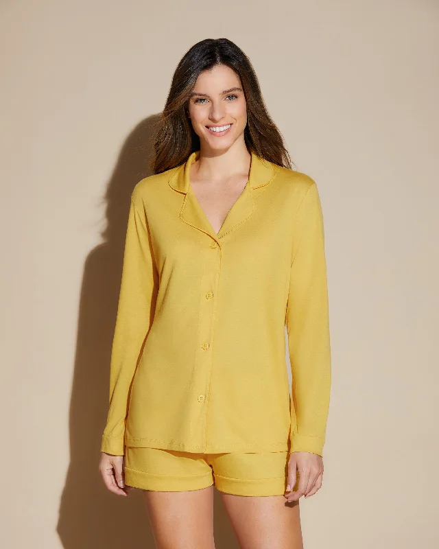 Lowest Price Long Sleeve Top & Boxer Pajama Set