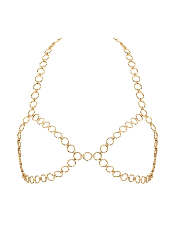 Now or Never Vida Open Bra (Gold)