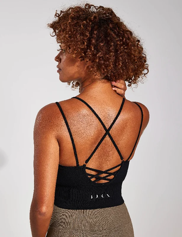 Year-End Clearance India Seamless Bra - Black