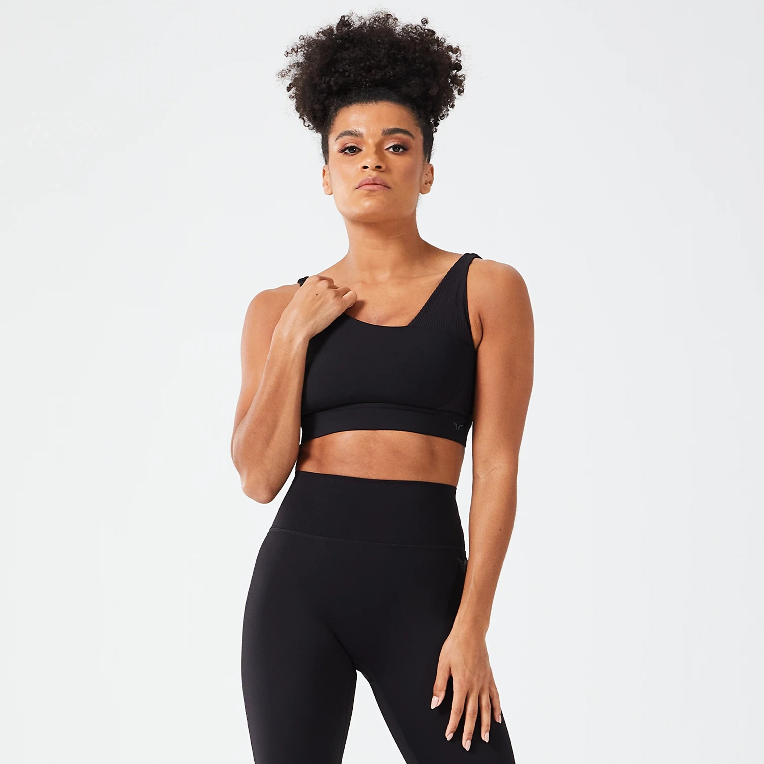 Exclusive Weekend Offers Inside Code Asymmetric Glitch Bra - Black