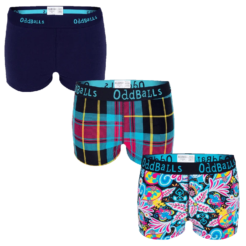 Savings Soar This Weekend Cosy Bundle - Ladies Boxer Shorts 3 Pack Bundle