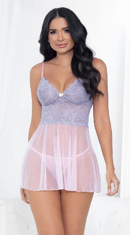 Limited Stock Cotton Candy Babydoll Set