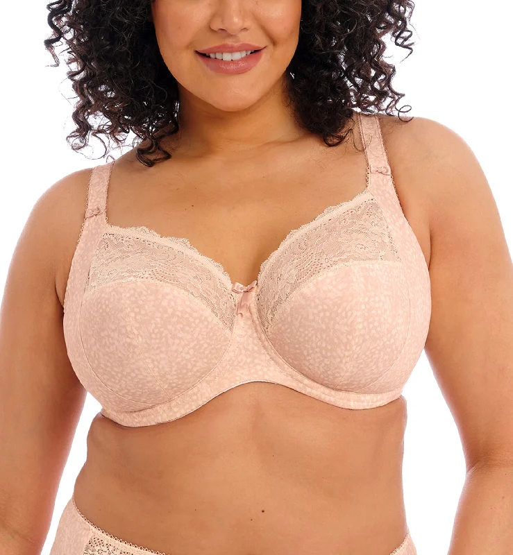 Clearance Event Elomi Morgan Stretch Lace Banded Underwire Bra (4110) - Cameo Rose