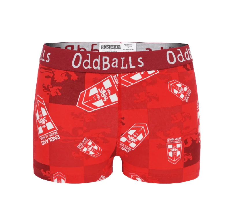 New Deal England Rugby League Red - Ladies Boxers