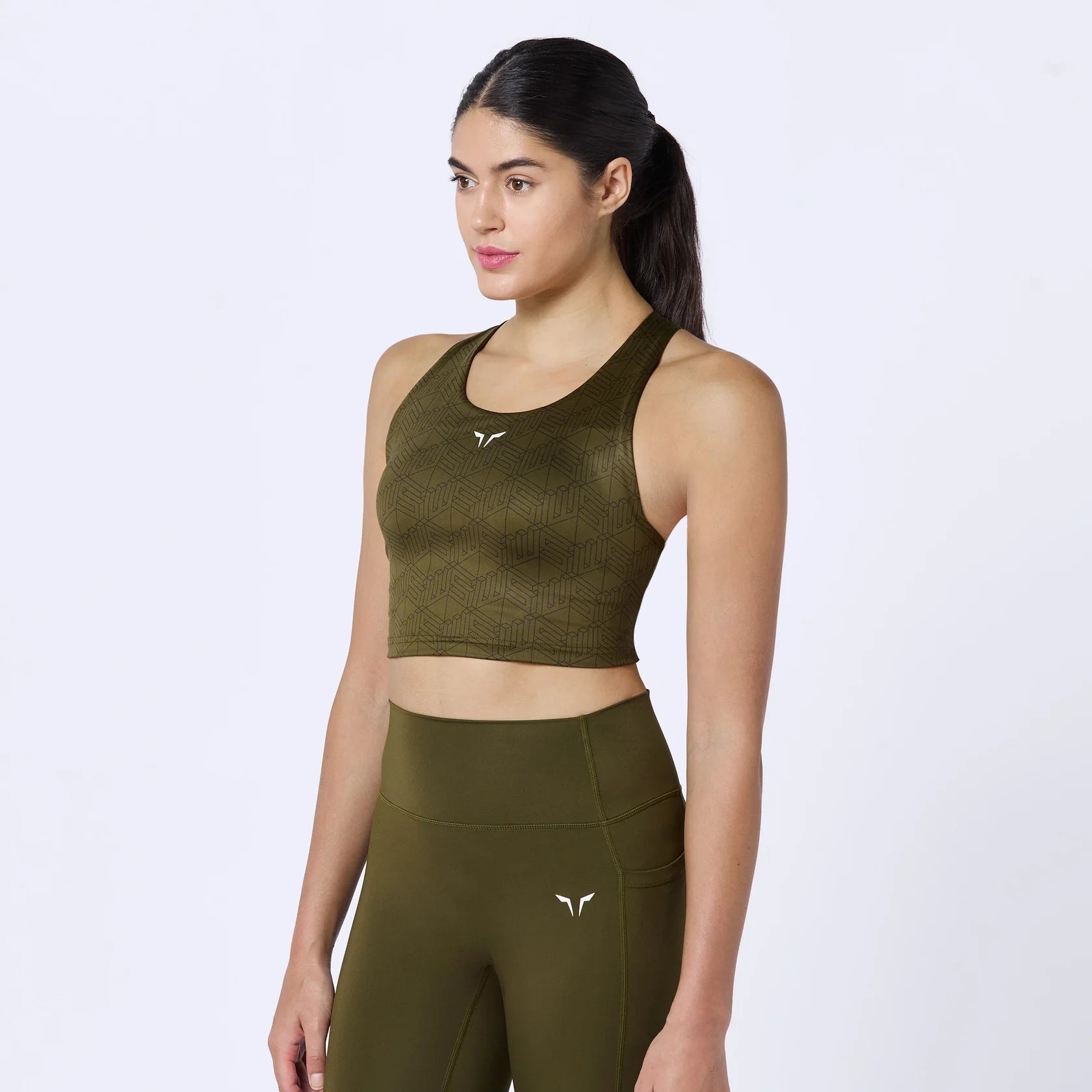 Massive Savings Essential Brami - Dark Olive Print