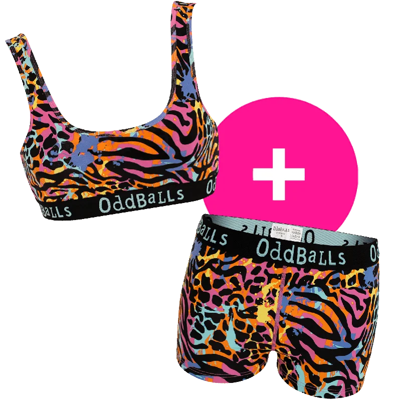Weekend Deals to Make You Smile Filthy Animal - Women's Bralette and Boxers Bundle