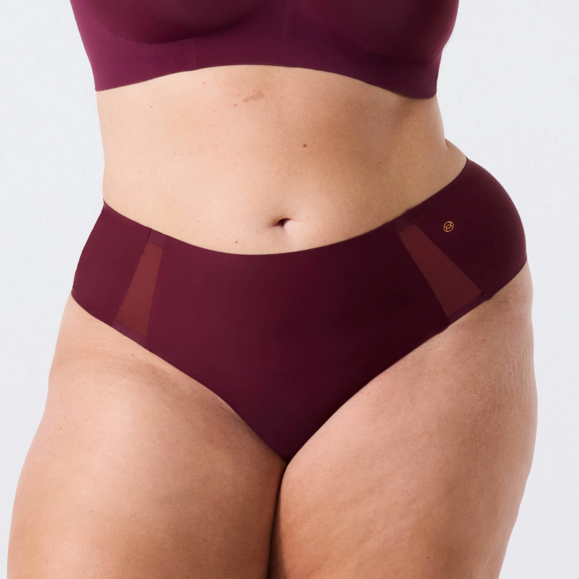 Special Discount High-Waisted Thong — Mesh
