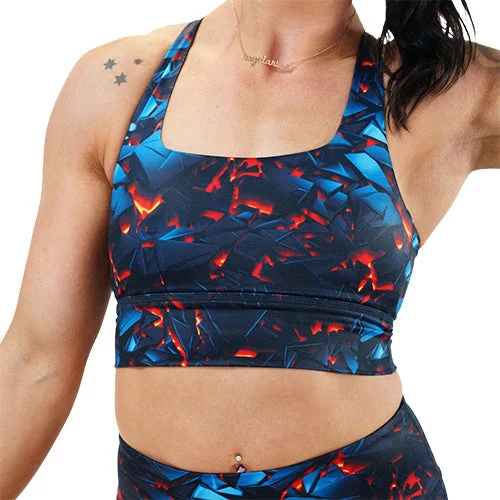 Don't Wait Longline Bra | The Floor Is Lava