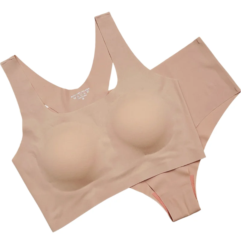 While Supplies Last LOSHA LASER CUT SUPER SOFT BRA SET -SKIN