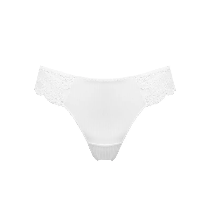 Unmissable Offer Maison Lejaby Tanga White Briefs