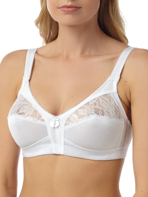 Reduced Prices Firm Control Bra - White