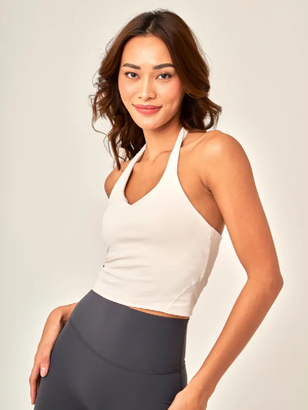Unwind with Weekend Discounts Move Padded Halter Top