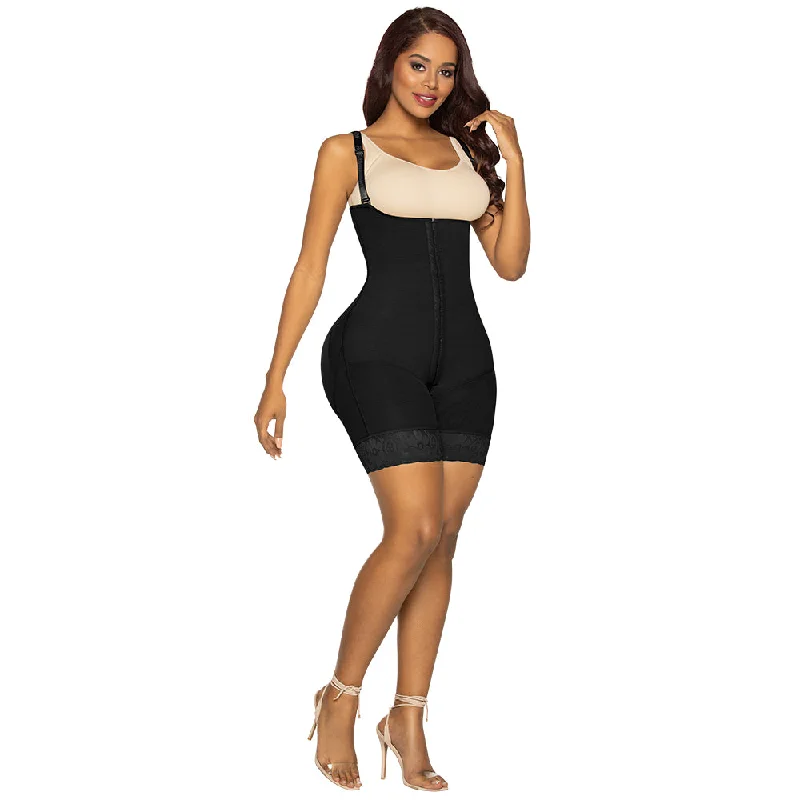 Weekend Discounts to Delight Post Op Curvy Mid-Thigh Recovery Garment - C9022