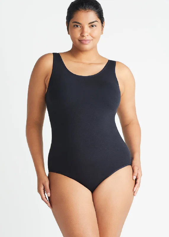 New Markdowns Ruby Shaping Full Back Bodysuit - Cotton Seamless