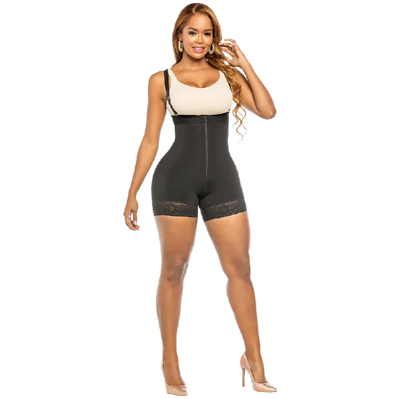 Weekend Savings Bonanza Special Curvy High Waist Push-Up Panty with Zipper - Strapless - C4149