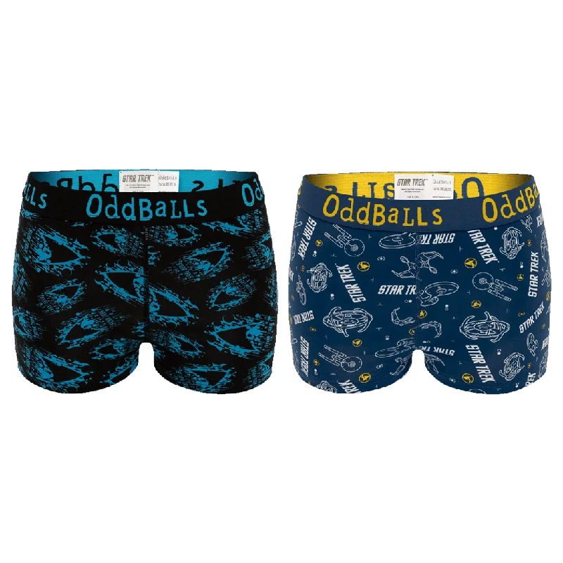 Weekend Shopping Made Better Star Trek Bundle - Ladies Boxer Shorts 2 Pack Bundle