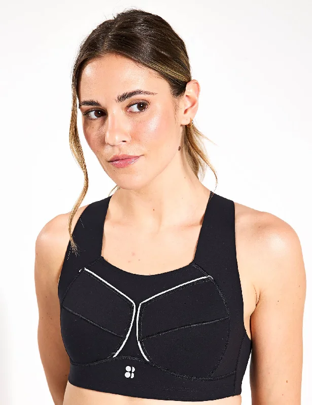 Value Deals Zero Gravity Running Bra - Black
