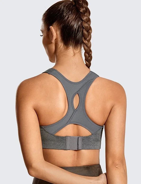 Flash Sale Front Adjustable High Impact Running Sports Bra A214