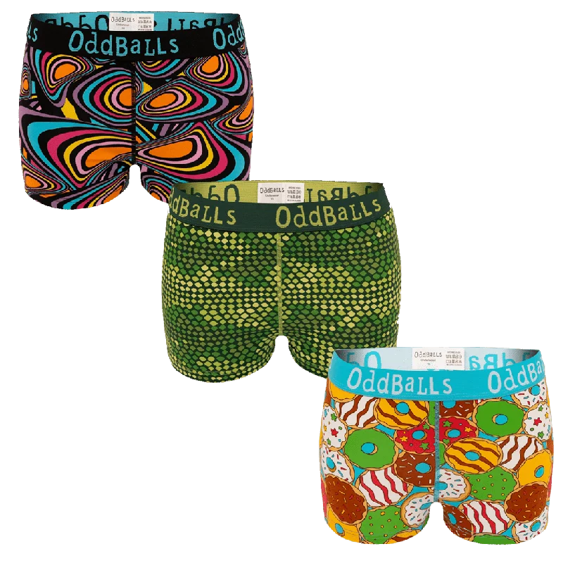 Weekend Steals Await The Fresh Bundle - Ladies Boxer Shorts 3 Pack Bundle