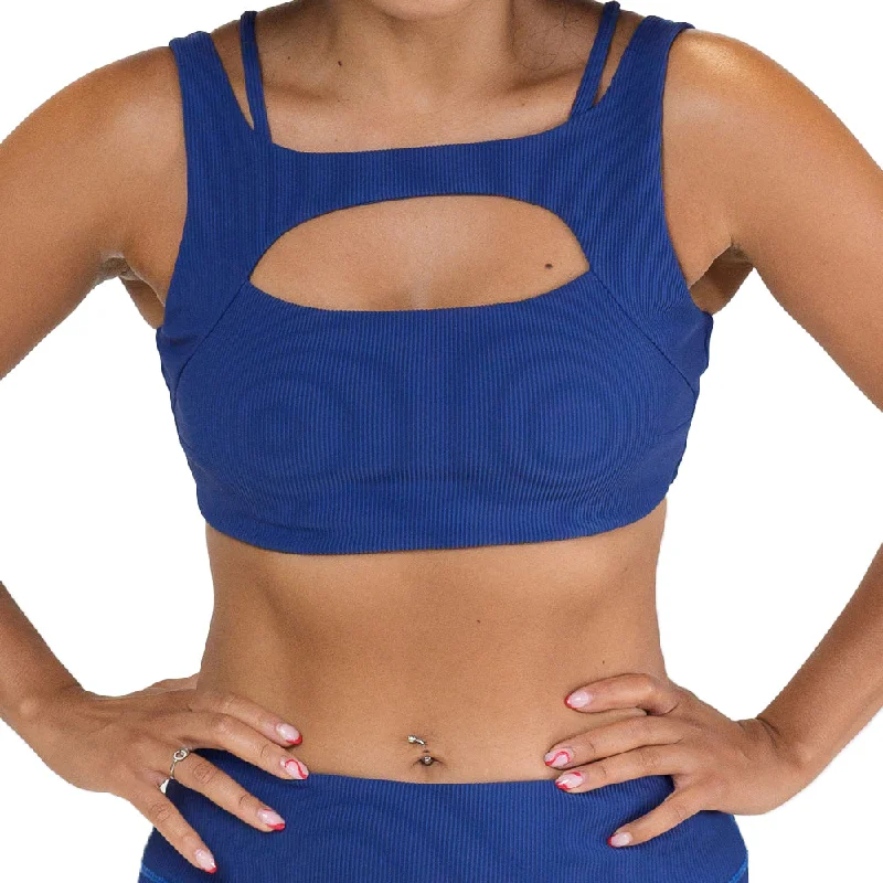 Today’s Deal Vista Bra | Navy Ribbed