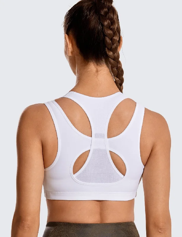Bargain Alert Wirefree Mesh Racerback Running Bra