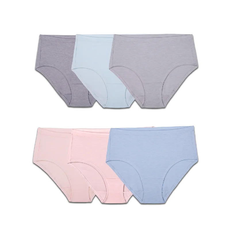 Weekend Savings Spectacular Women's Beyondsoft Low-Rise Brief Underwear 6 Pack 6DBSML1